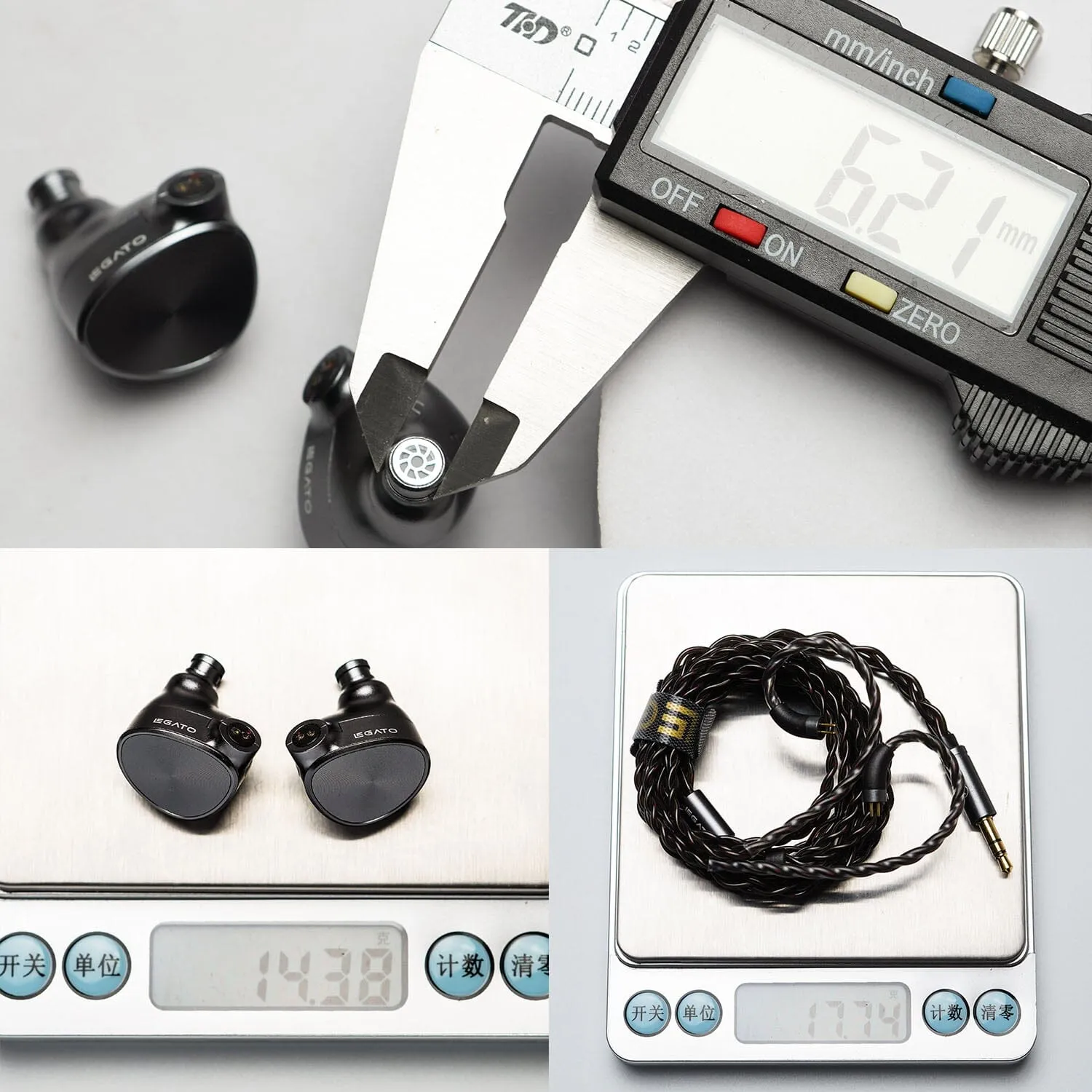 7HZ Legato Dual Dynamic Drivers IEMs