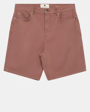 AKJANIC GARMENT DYED SHORTS - Cognac