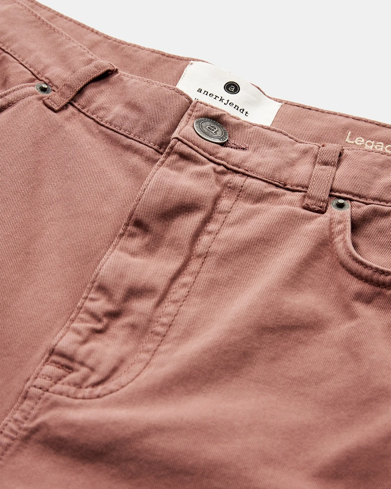 AKJANIC GARMENT DYED SHORTS - Cognac