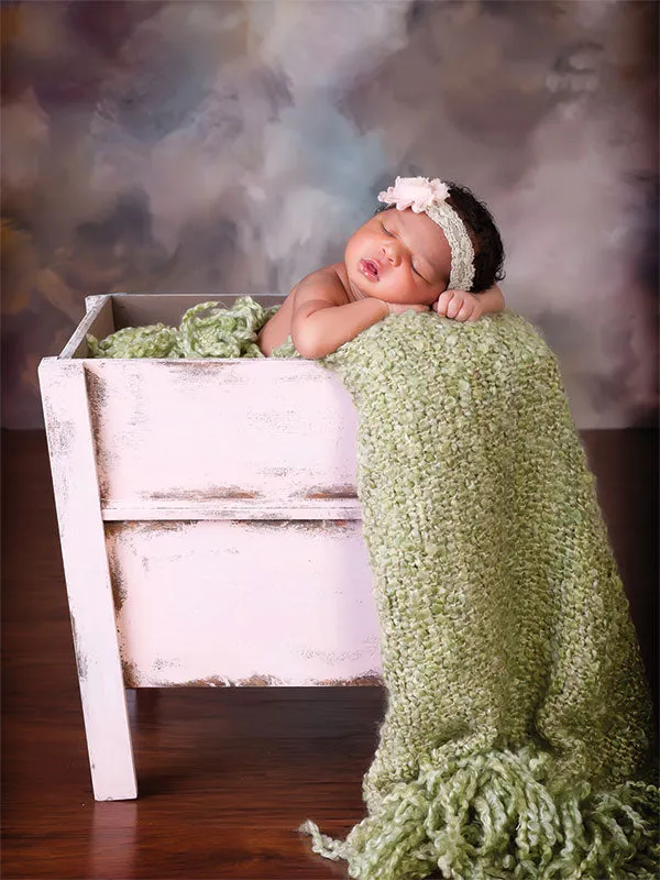 Almond Creme Hand Painted Backdrop
