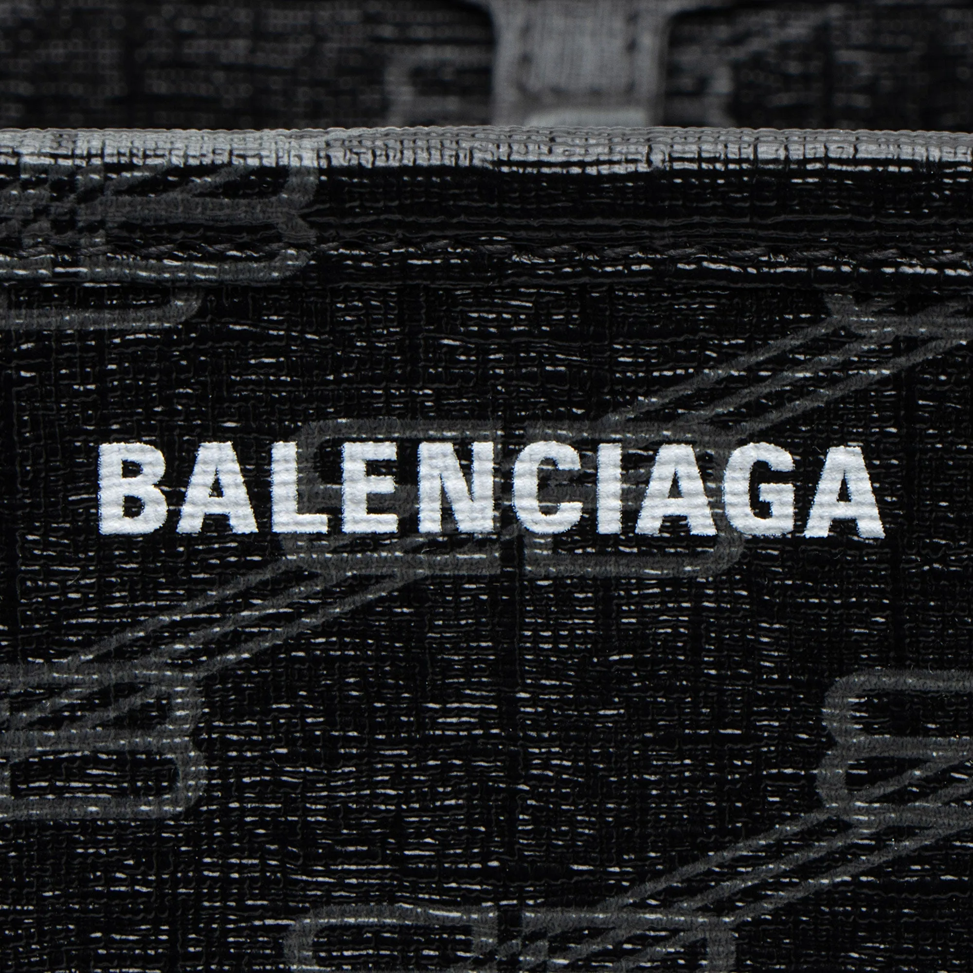 Balenciaga BB Monogram Canvas Signature E/W Medium Shopper Tote (SHF-sezzpJ)