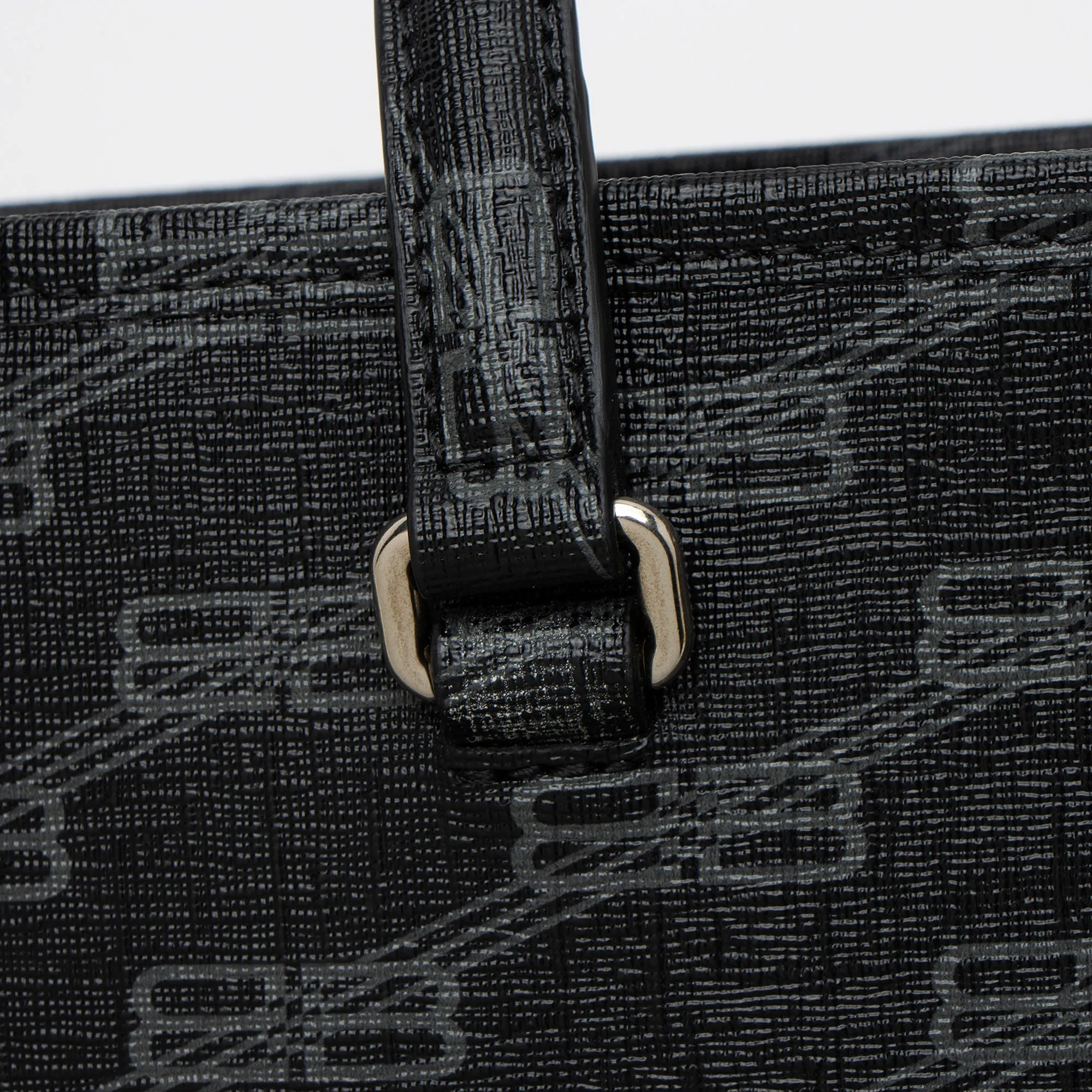 Balenciaga BB Monogram Canvas Signature E/W Medium Shopper Tote (SHF-sezzpJ)