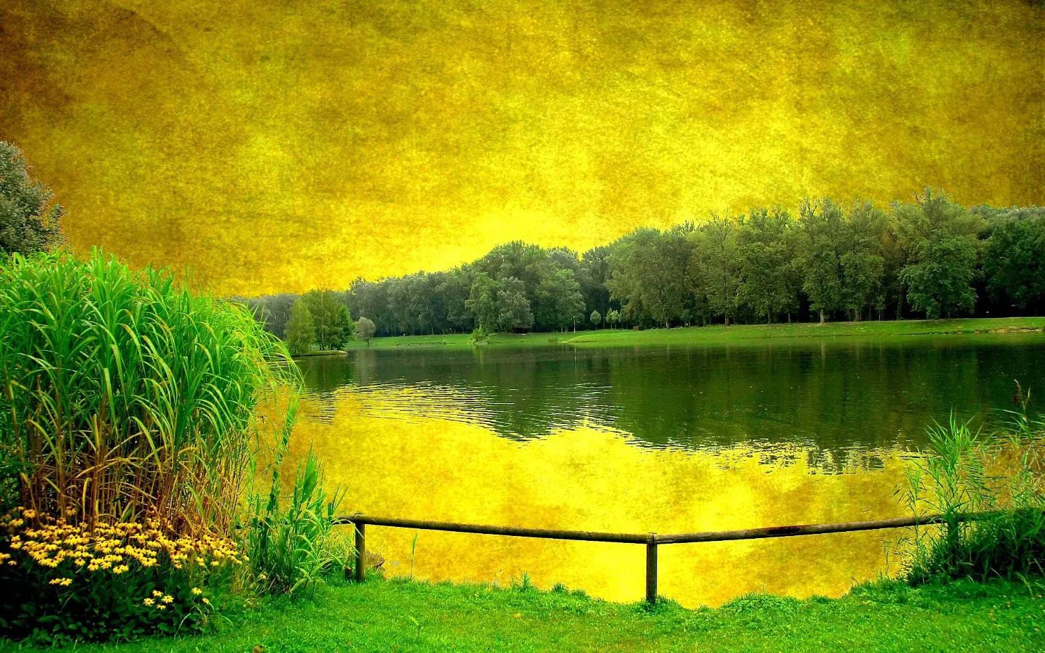 Beautiful Evening View - Art Prints