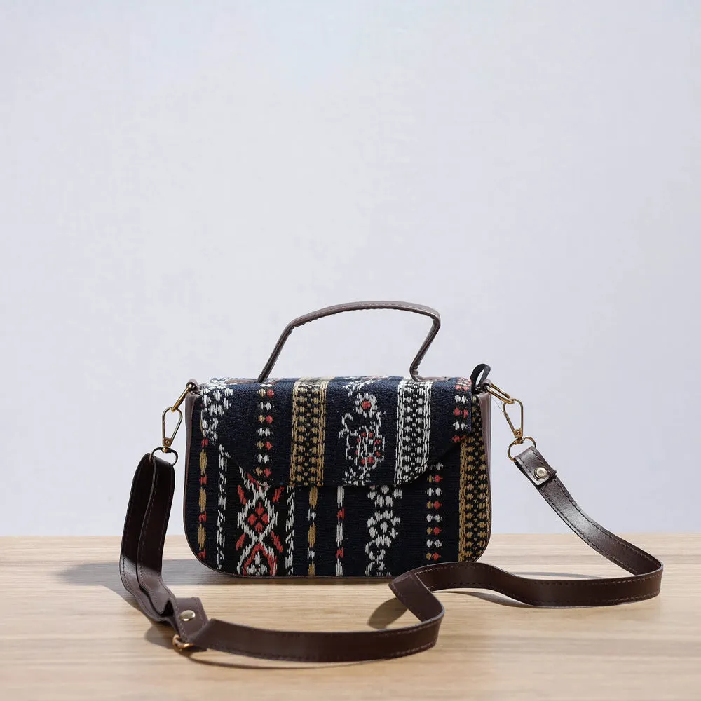 Blue - Kutch Handcrafted Woven Cotton Sling Bag