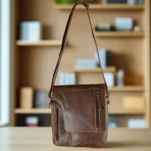 BOL Vintage Leather Crossbody Satchel Bag