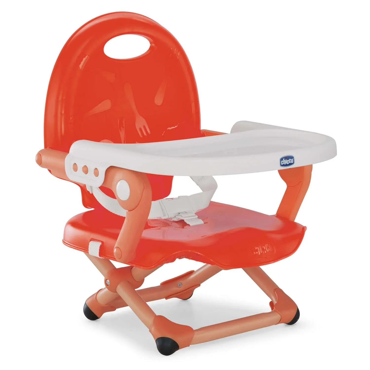 BOOSTER SEAT POCKET SNACK POPPY RED