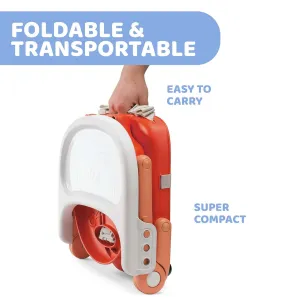 BOOSTER SEAT POCKET SNACK POPPY RED