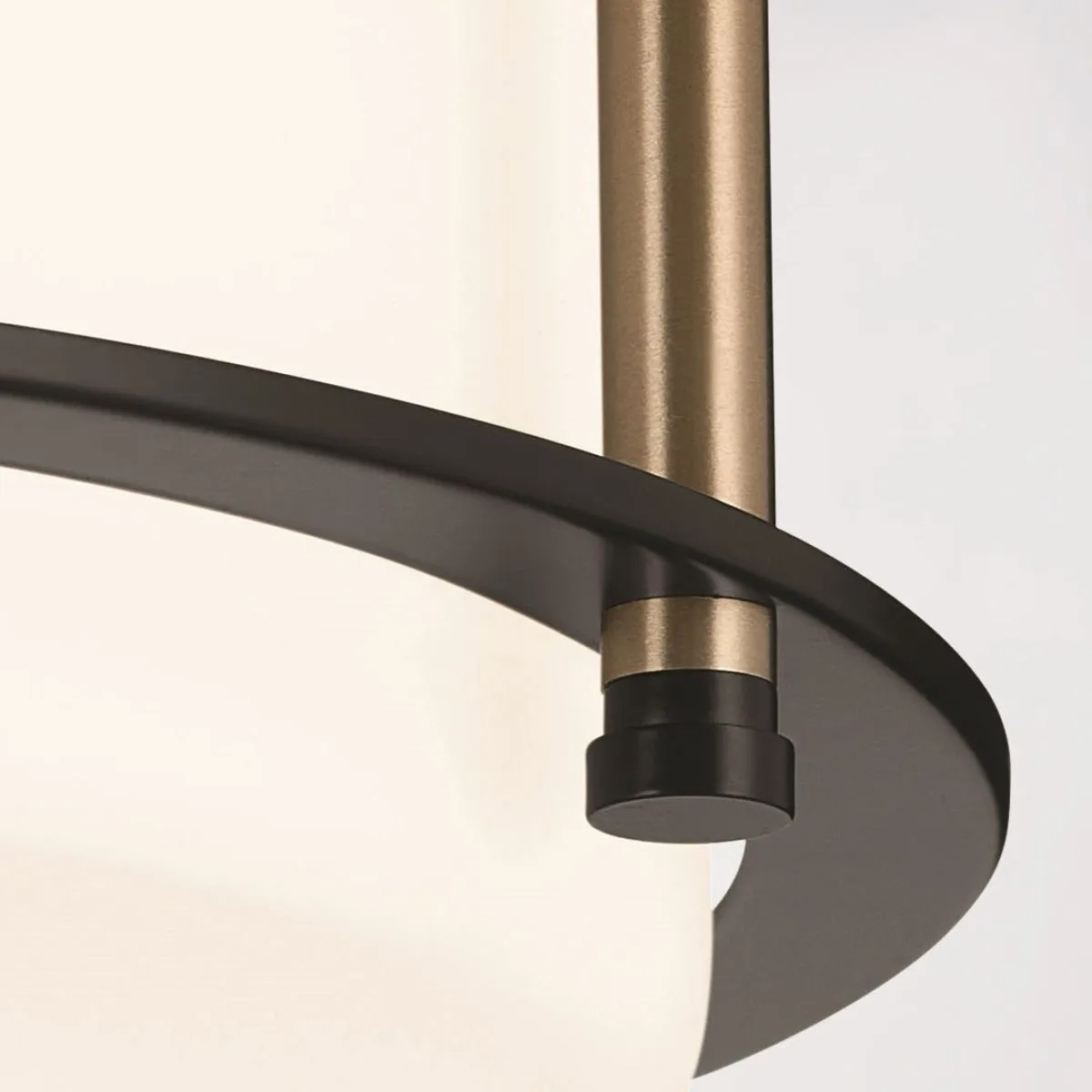 Brit 12 in. 2 Lights Flush Mount Light Black Finish