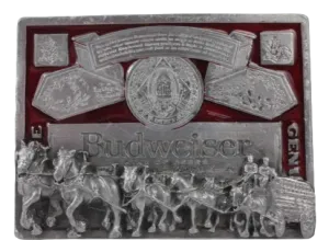 Bud Shires King of Beers Belt Buckle