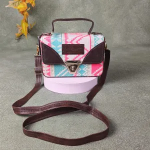 Cuboid Case Sling bags MultiColour ZigZag Prints