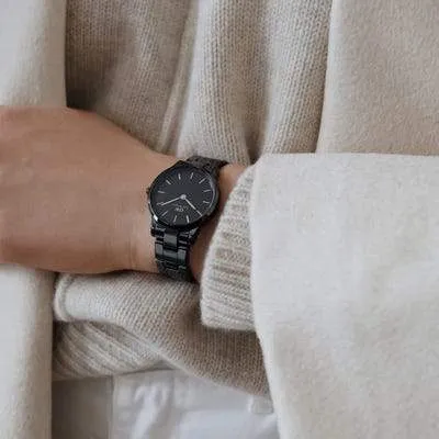 Daniel Wellington Iconic Link Black Ceramic Watch 32mm