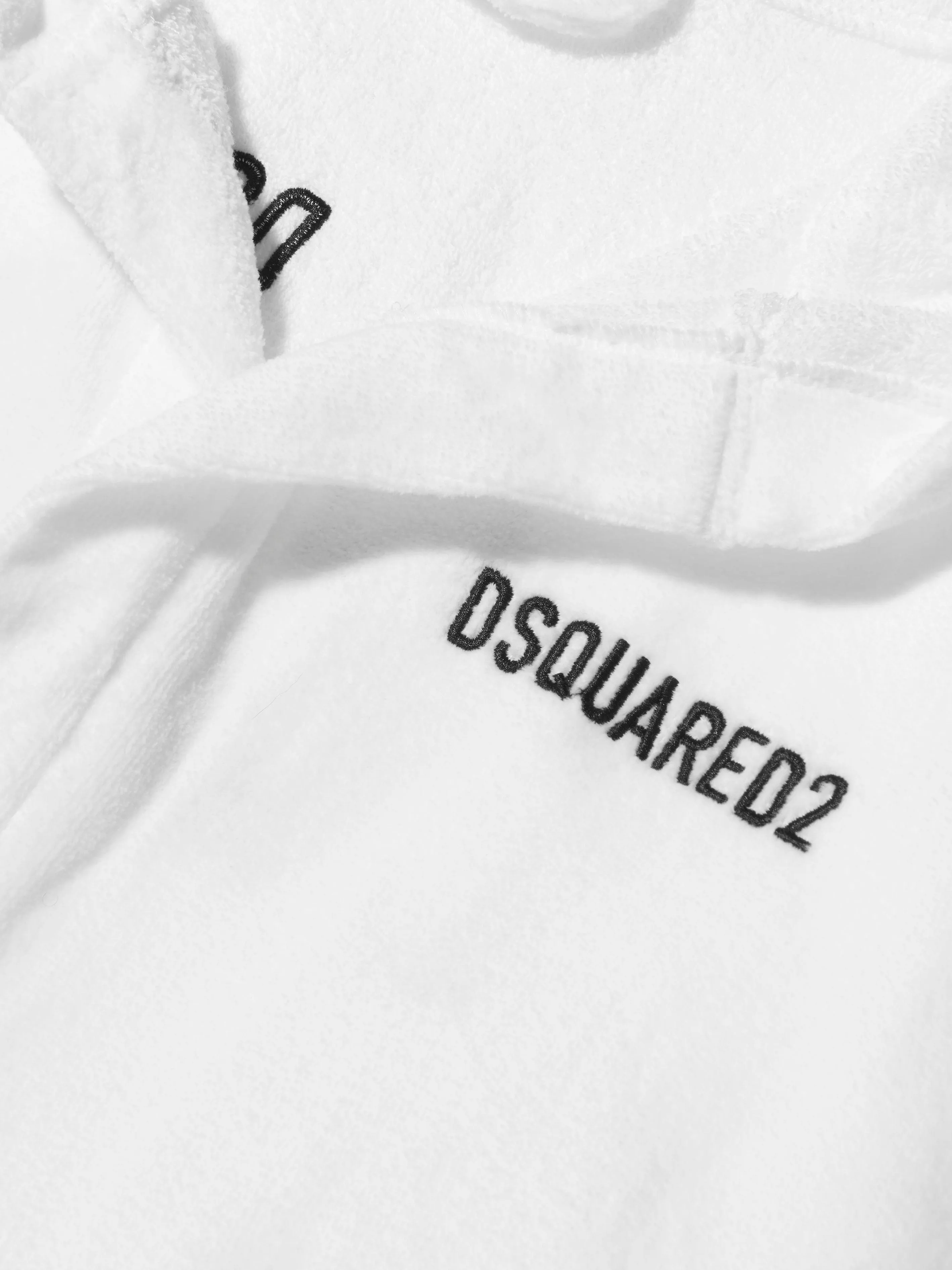 Dsquared2 Unisex Cotton Icon Logo Bathrobe
