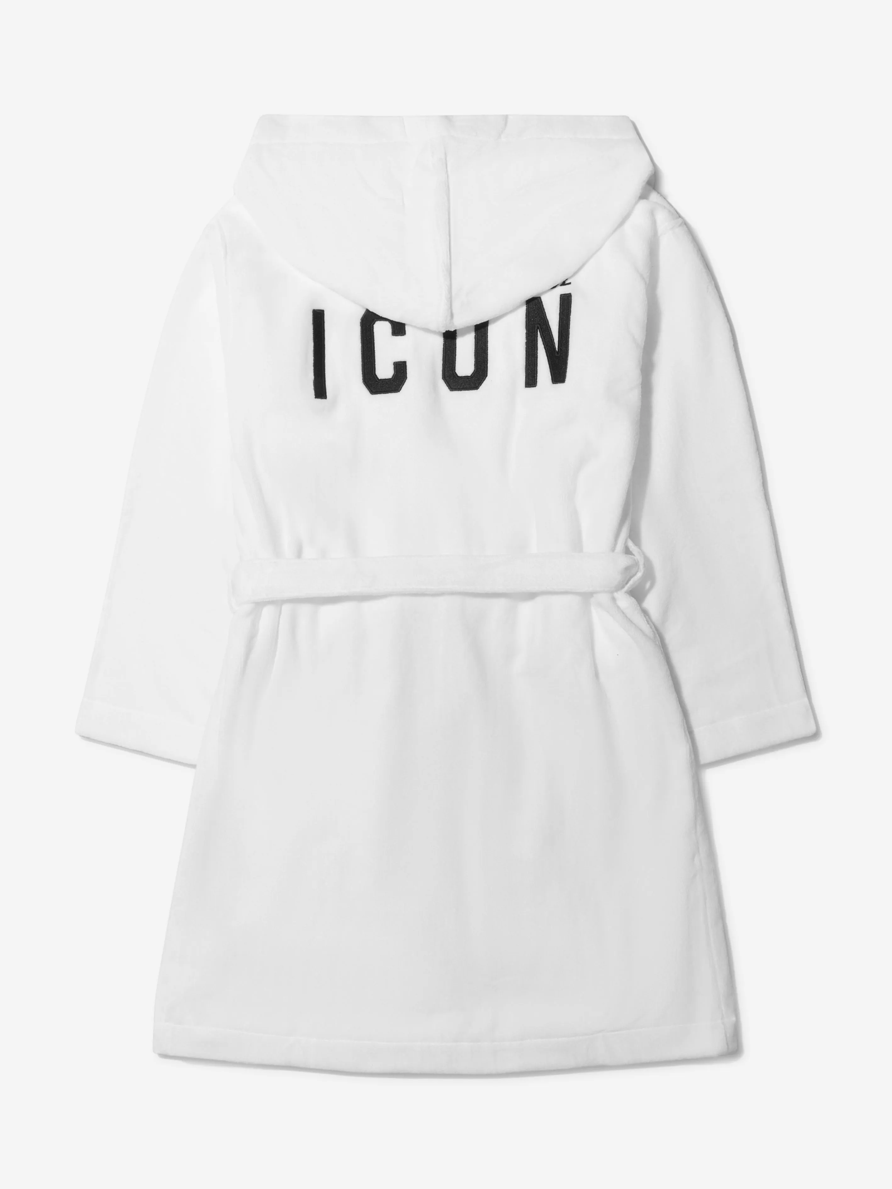Dsquared2 Unisex Cotton Icon Logo Bathrobe