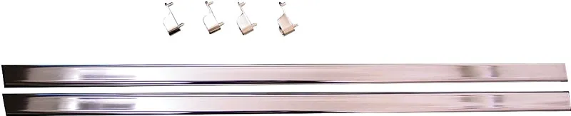 Easy Track RR1036-CH Wardrobe Rod, 1 in Dia, 35 in L, Steel, Chrome :EA: QUANTITY: 1