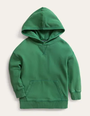 Garment Dye Hoodie-Deep Grass Green