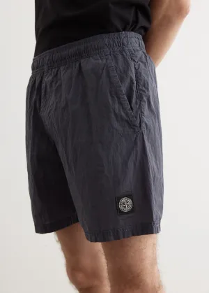 Garment Dyed Iridescent Swim Shorts