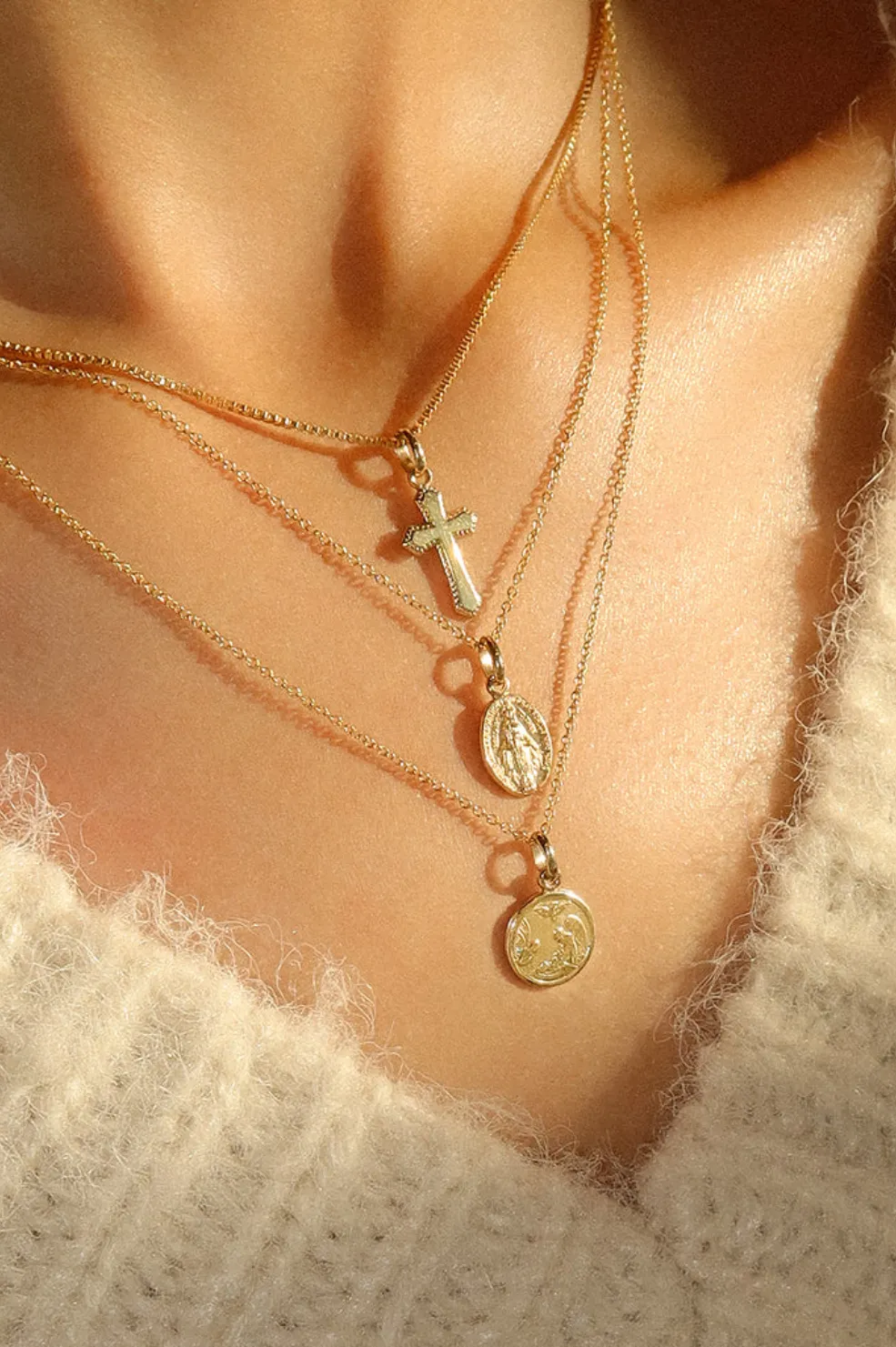 Gold Cross Necklace - Goldfill