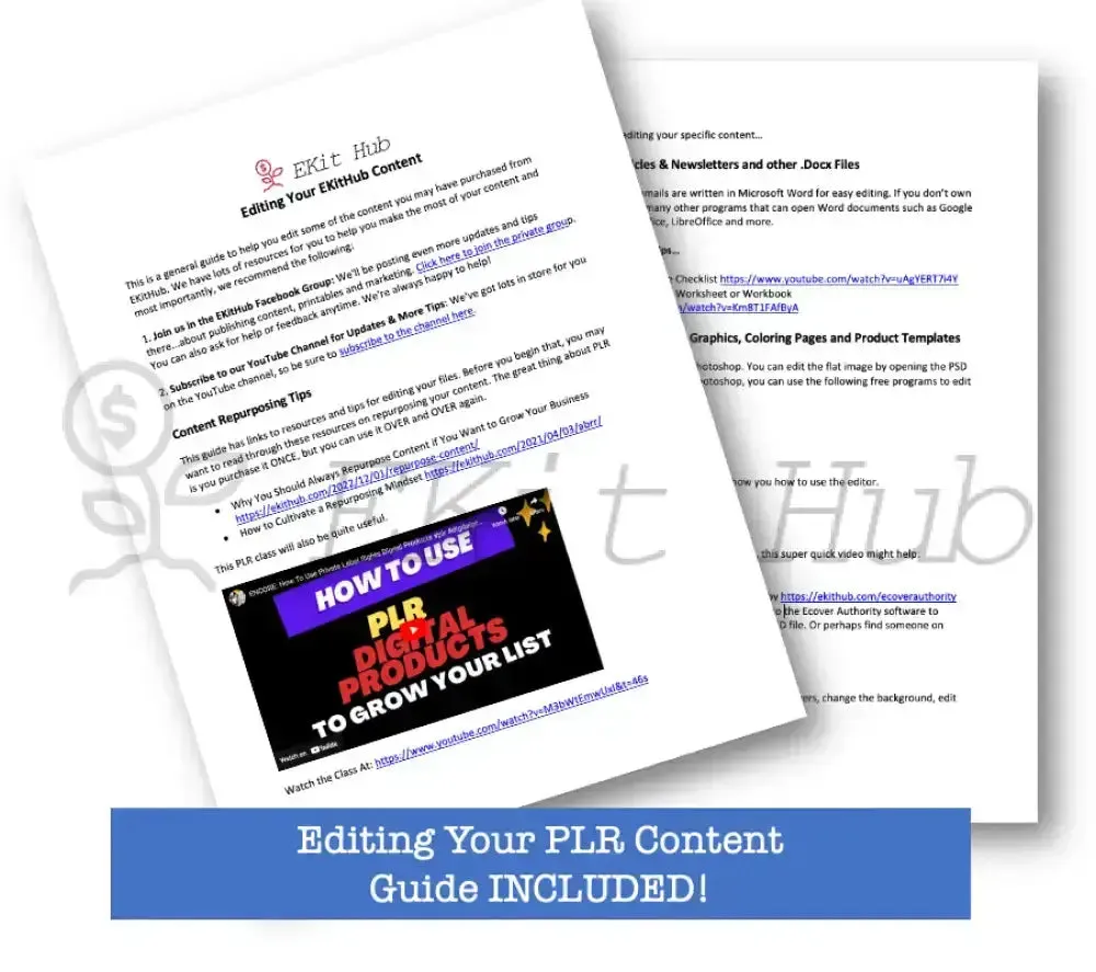 Healthy You Calendar PLR