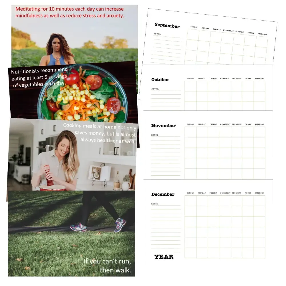 Healthy You Calendar PLR
