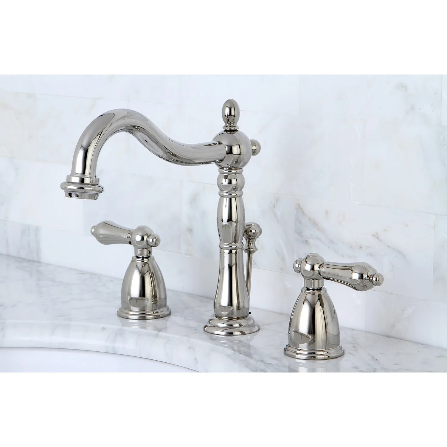Heritage 8 inch Widespread Traditional Bathroom Faucet