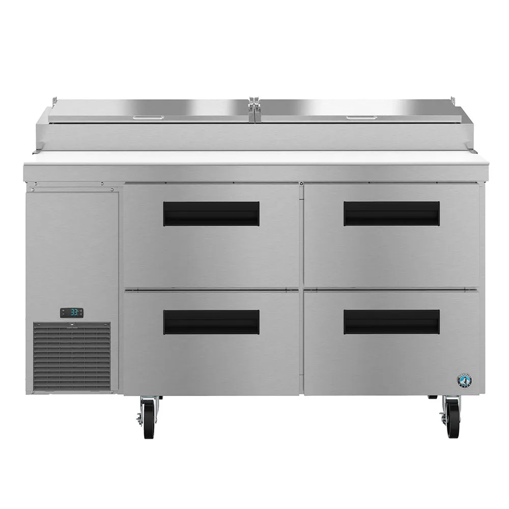 Hoshizaki PR60B-D4 60" Steelheart Series Pizza Prep Table with Refrigerated Base, 115v