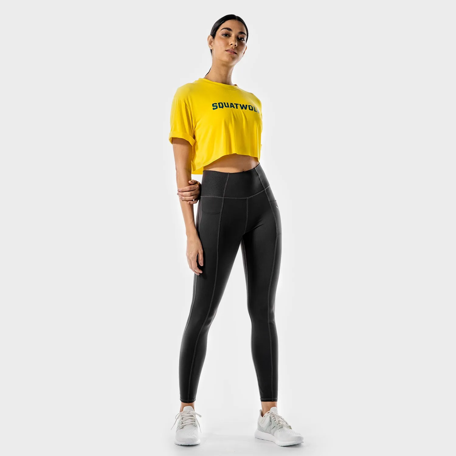 Iconic Crop Tee - Yellow