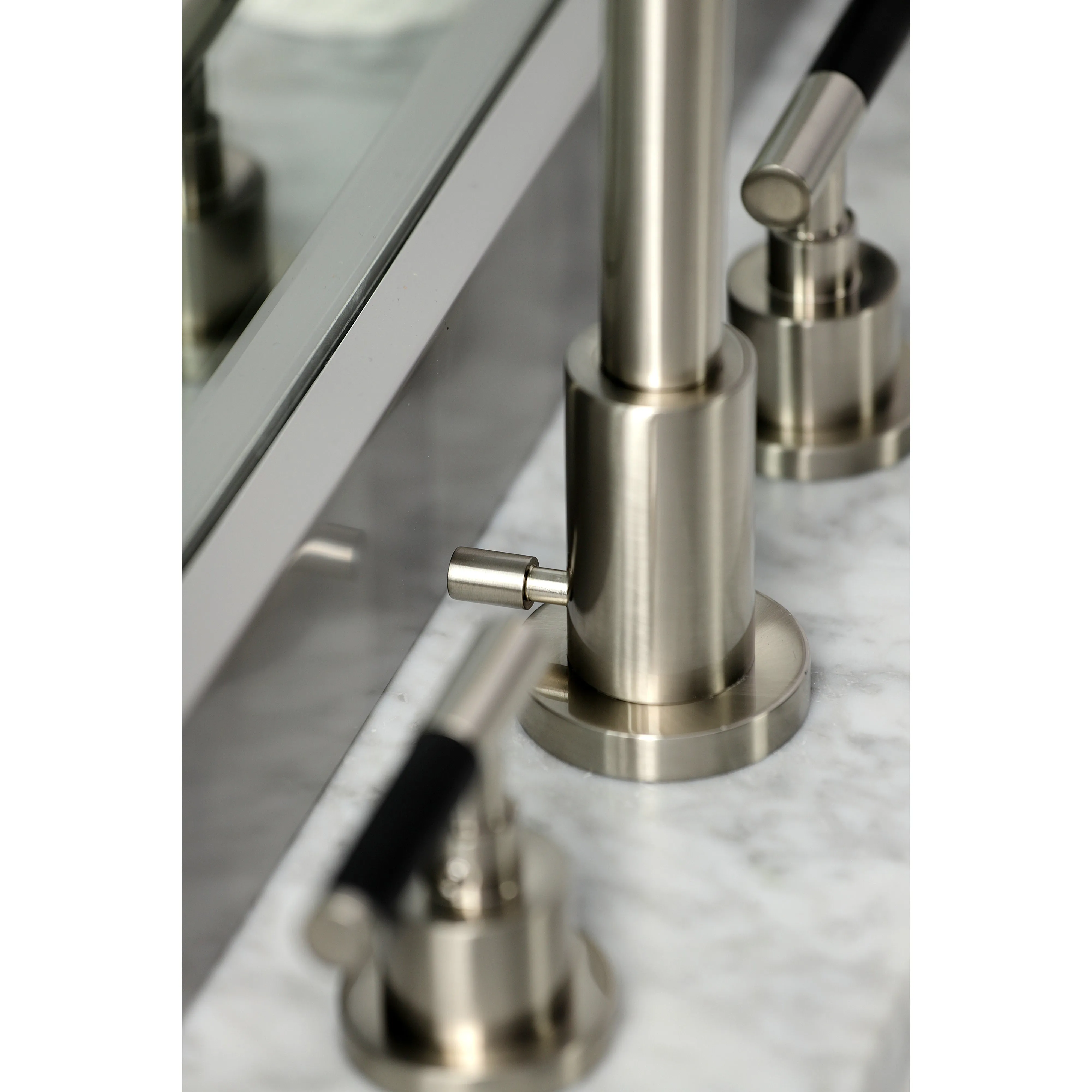 Kaiser Widespread Bathroom Faucet with Brass Pop-Up