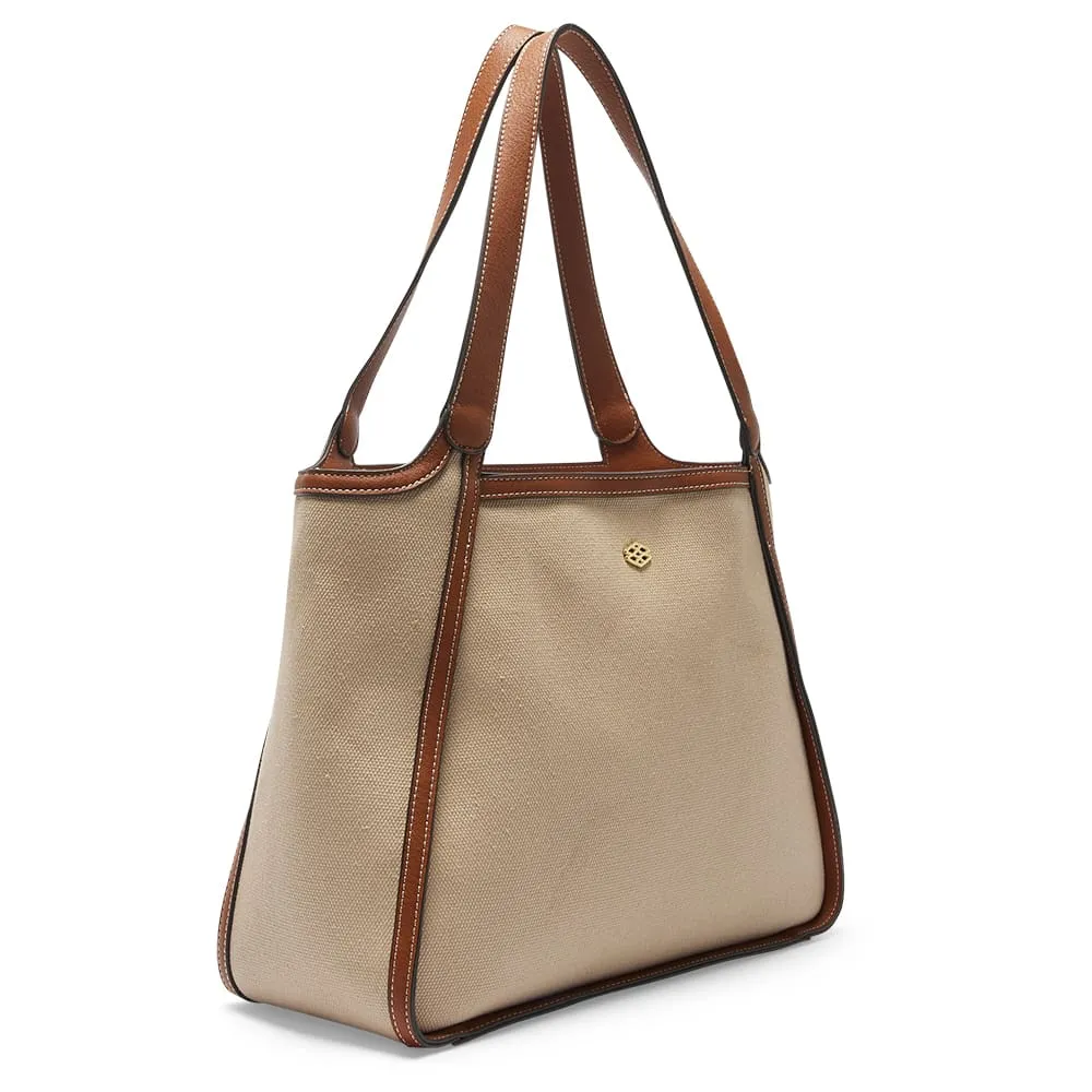 Kasey Tote in Beige/tan