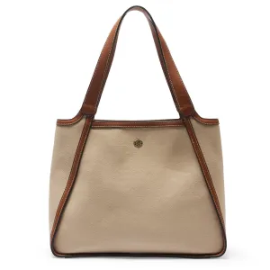 Kasey Tote in Beige/tan