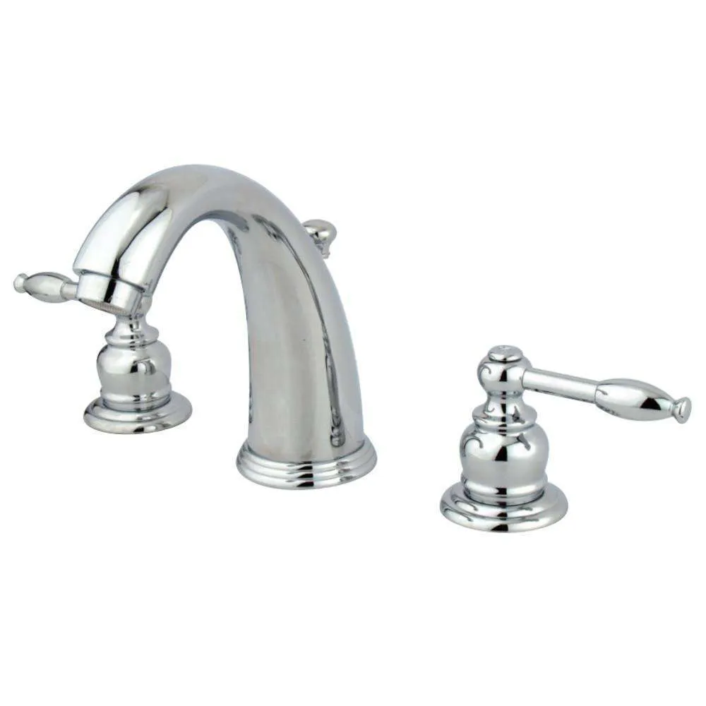 Kingston Brass GKB981KL Widespread Bathroom Faucet, Polished Chrome