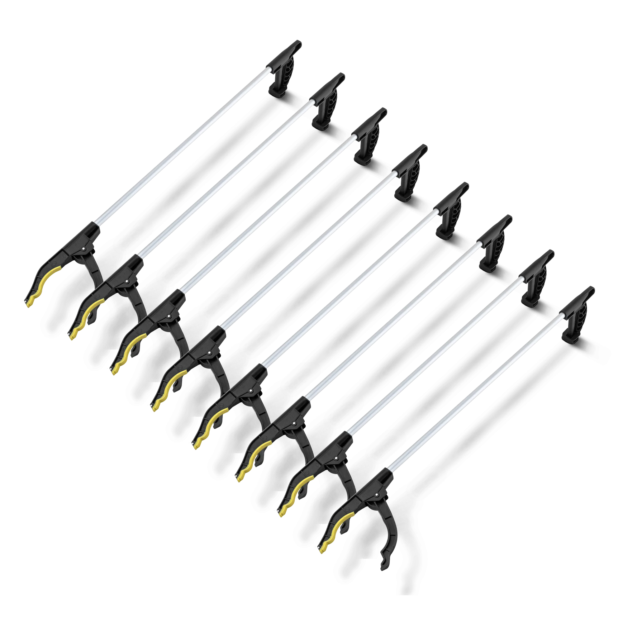 Litter Picker Ergonomic Long Reach Handle 30 Inch Garden Tool - Magnetic Pick Up