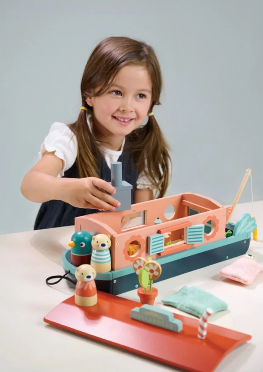 Little Otter Canal Boat - Tender Leaf Toys