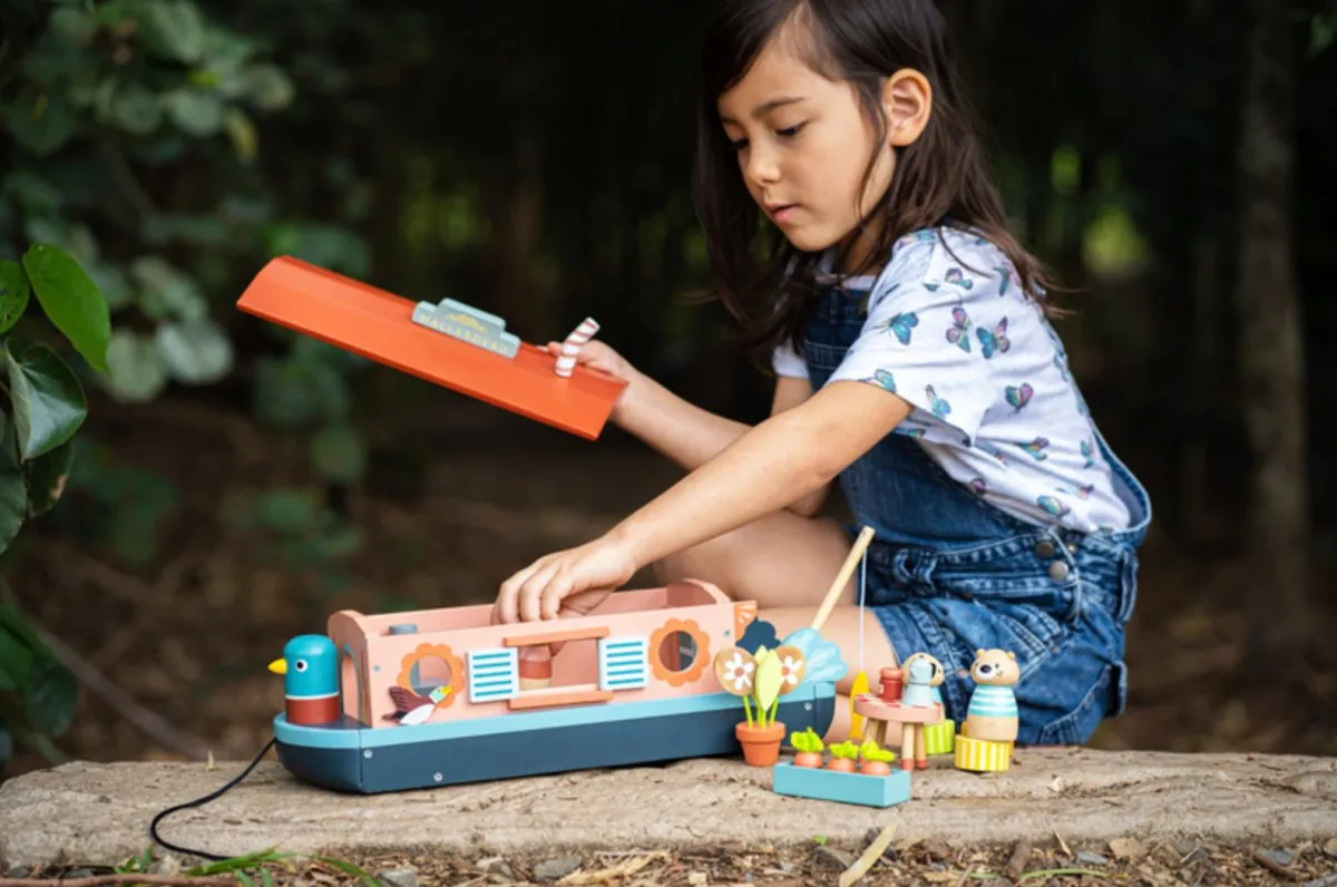 Little Otter Canal Boat - Tender Leaf Toys