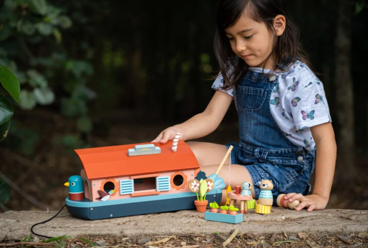 Little Otter Canal Boat - Tender Leaf Toys