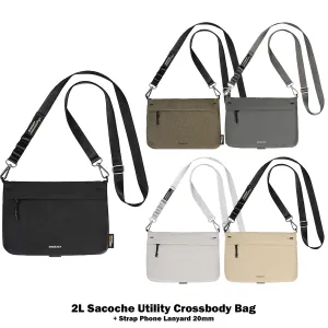 MAGEASY 2L Sacoche Utility Crossbody Bag   Strap Phone Lanyard 20mm