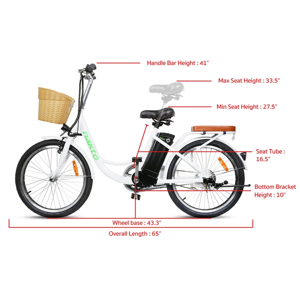 Nakto 22" Elegance City Electric Bike