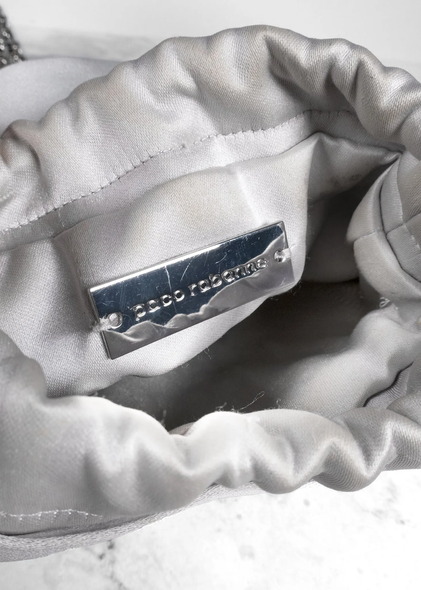 Paco Rabanne 1969 Disc-Detailed Bucket Bag