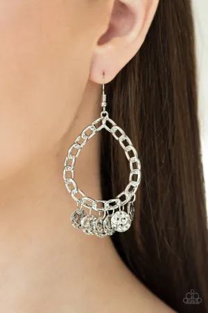 Paparazzi Earring ~ Street Appeal - Silver
