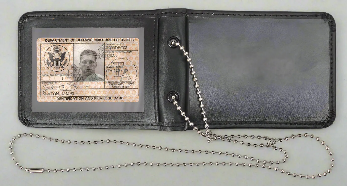 Rothco Leather Neck Identification Holder