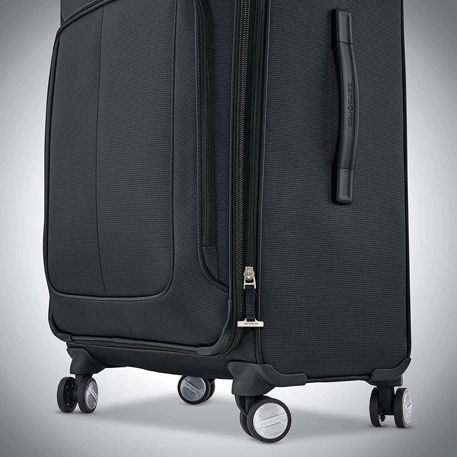 Samsonite Solyte DLX Carry on Expandable Spinner Midnight Black