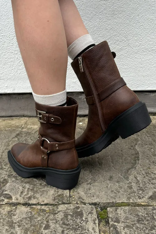 Shoe The Bear Amina Dark Brown Boots