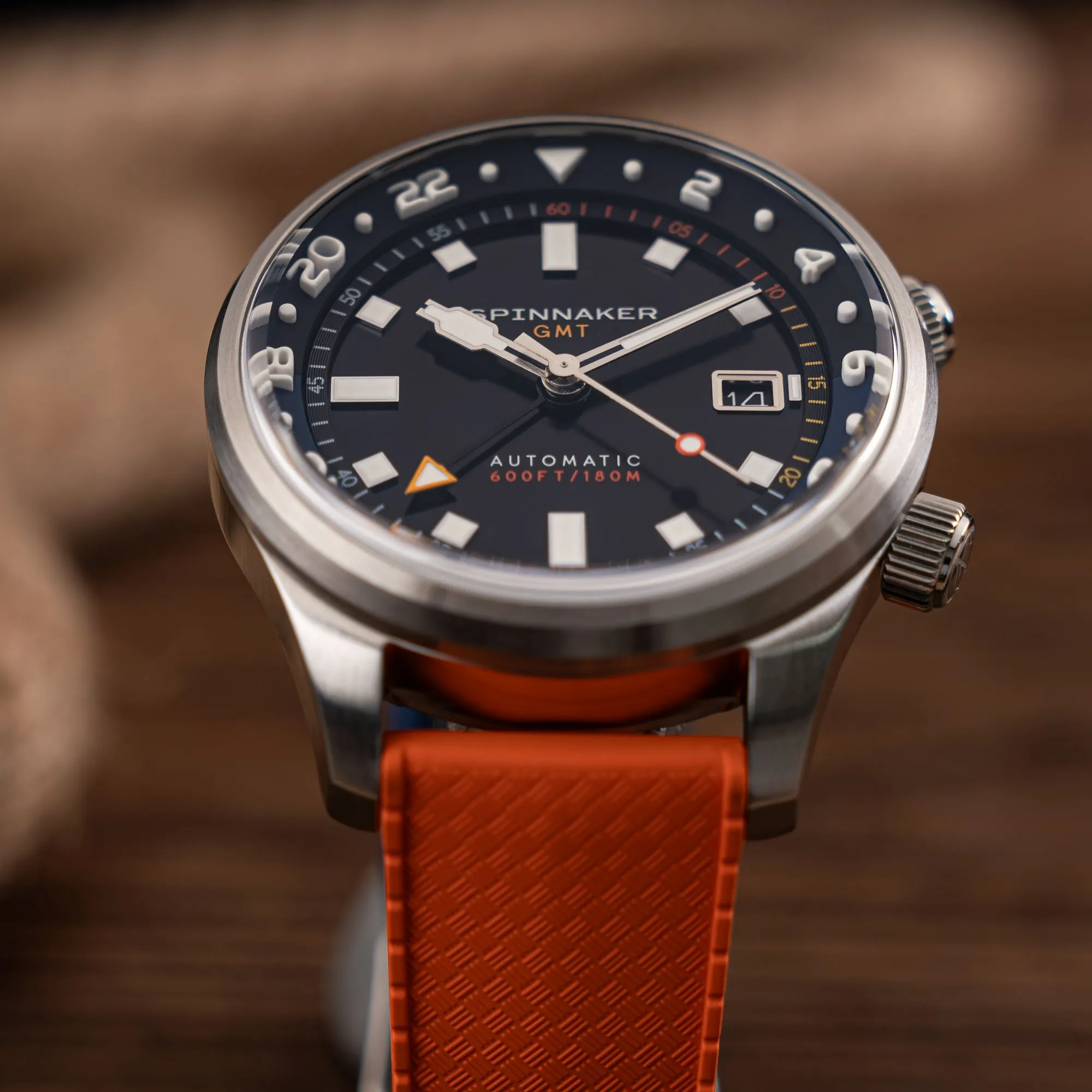 Spinnaker Bradner GMT Automatic Night Shadow Men's Watch SP-5121-66