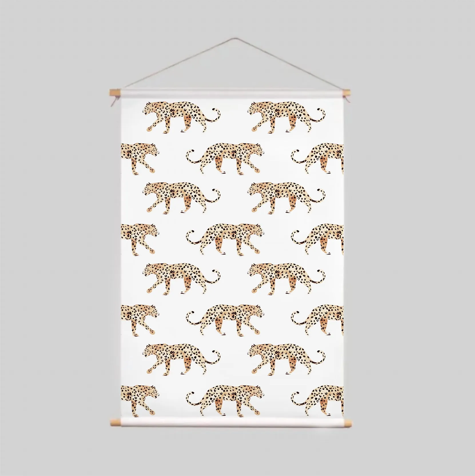 Textile Poster - LEOPARD