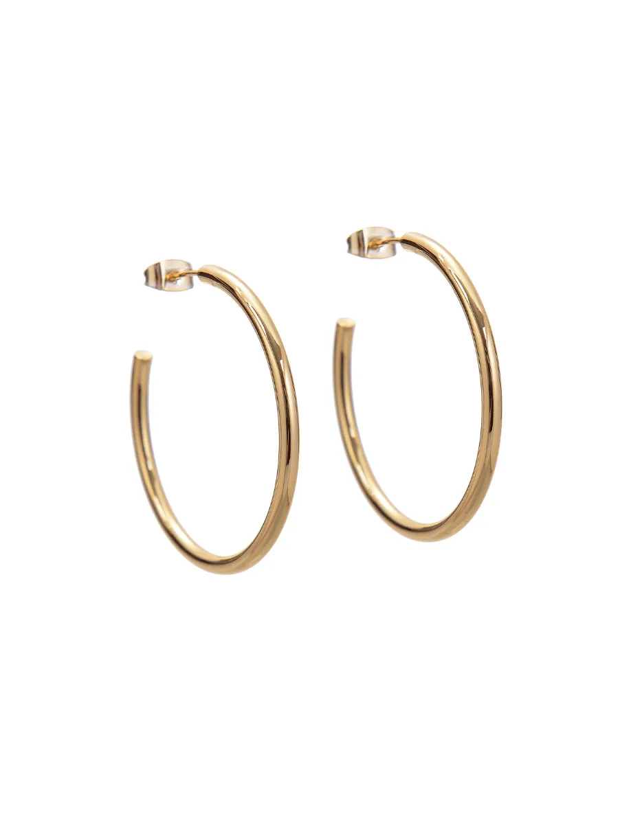The Iconic Gold Hoop - Large