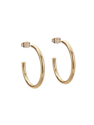 The Iconic Gold Hoop - Medium