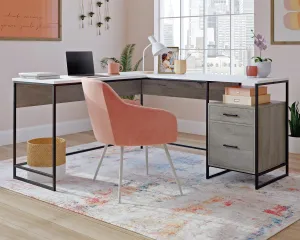 Tremont Row L Desk Mystic Oak
