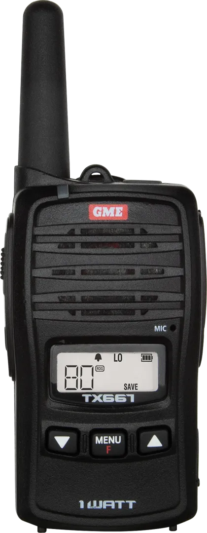 TX667 1 Watt UHF CB Handheld Radio | GME