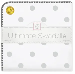 Ultimate Swaddle Blanket - Big Dots, Sterling
