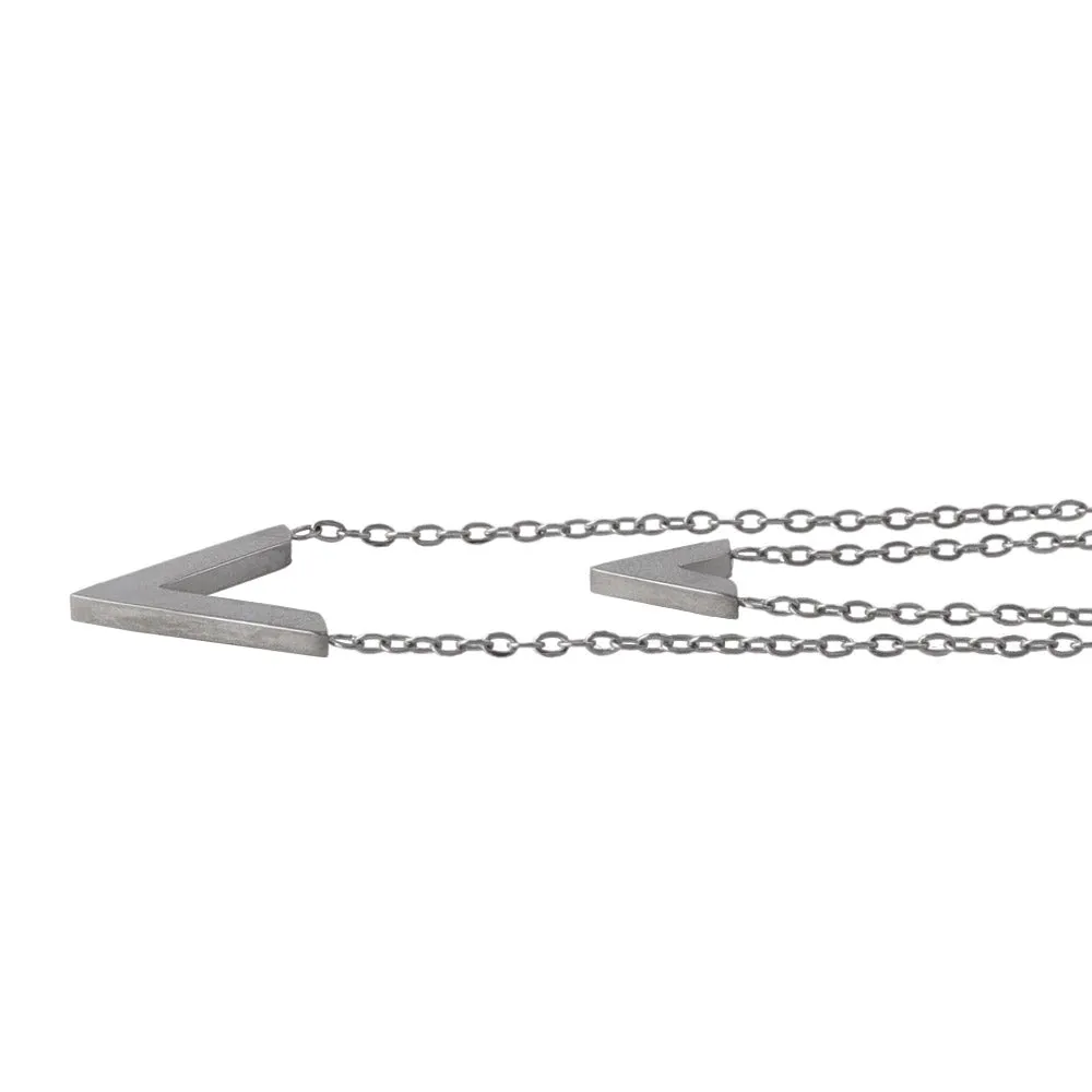 V Pendant Layered Necklace
