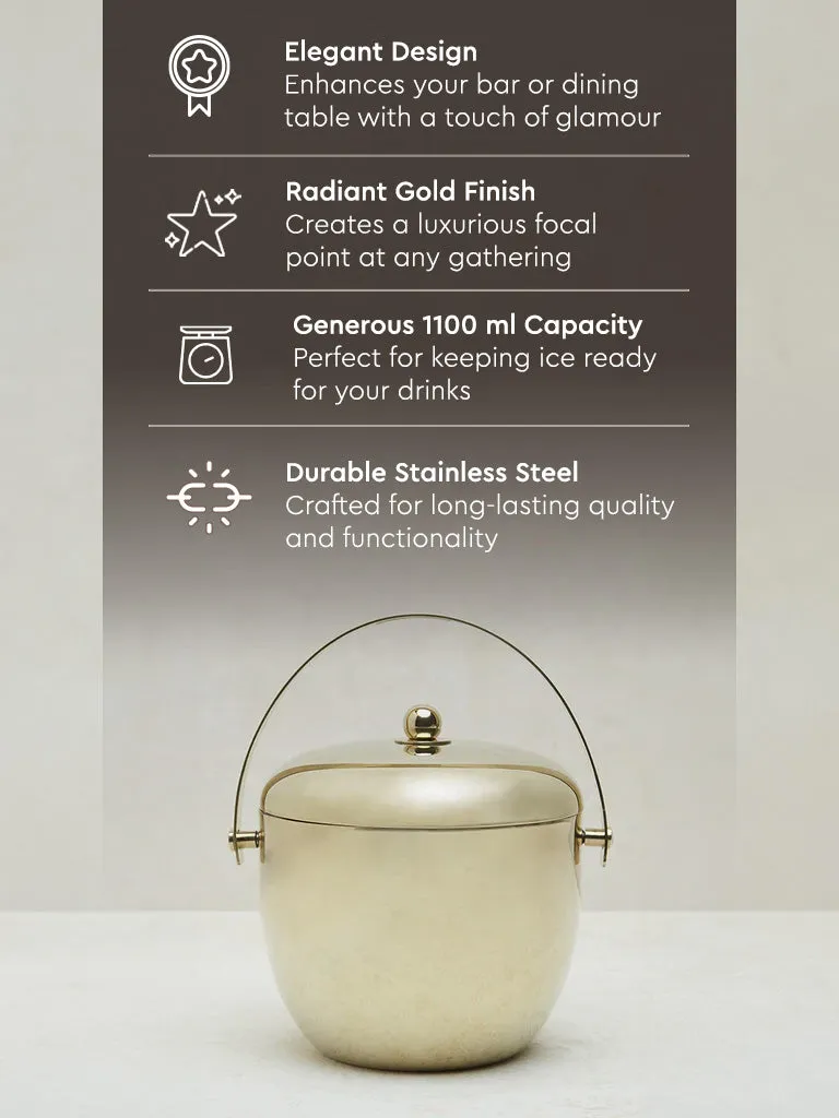 Westside Home Gold Ice Bucket